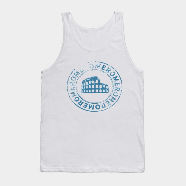 rome stamp t-shirt Tank Top by Brainable ART
